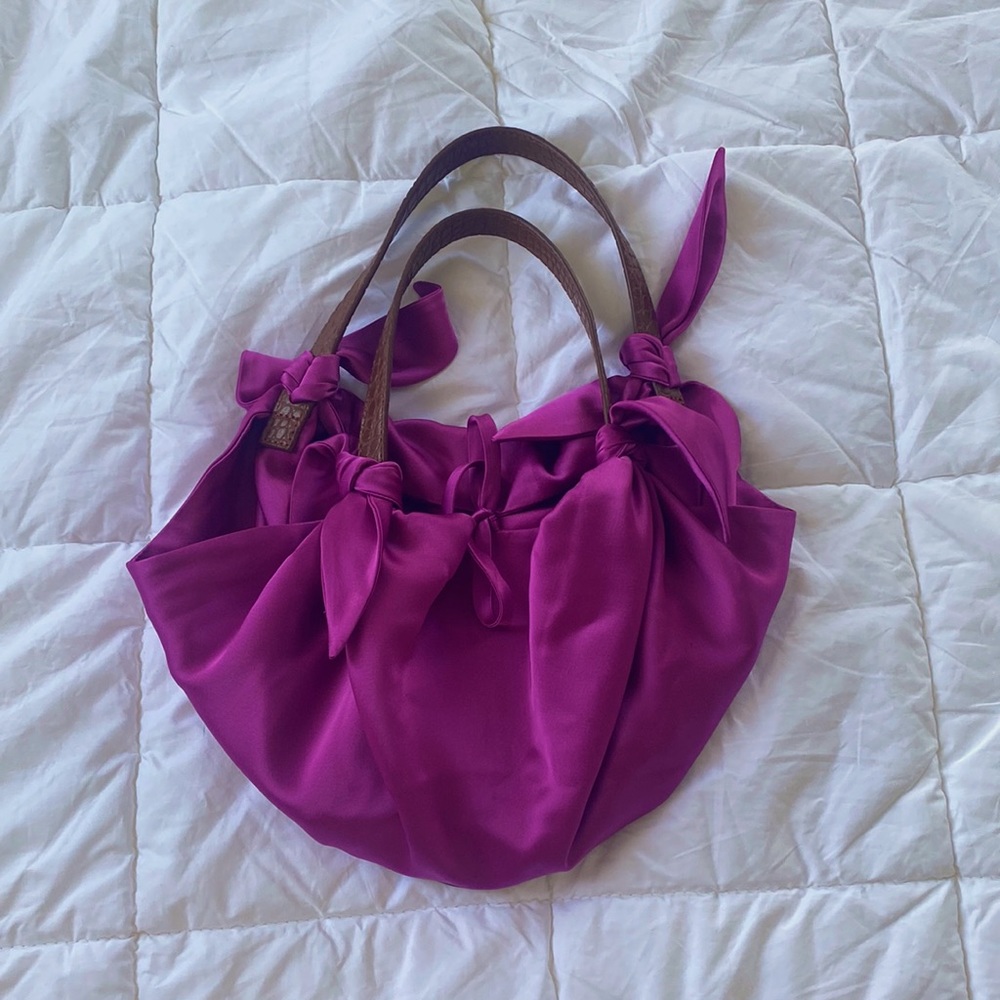 Nanushka Inda Satin Tote Rosebud
